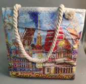 Сумка Спб Вечер стразы канаты 43*34