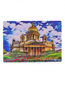 Магнит 3D 7*10cm ИСААКИЙ цветы