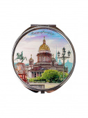 Зеркало СПб Исаакий акварель кр. 8 см