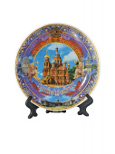 Тарелка яркая Спас-Грифоны СПб 15см