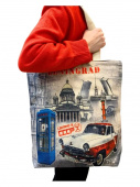 Сумка СПб холст LENINGRAD 37*37см