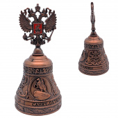 Колокольчик СПб с орлом медь