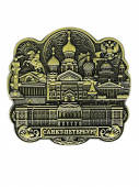 Магнит Спб микс Орёл бронза