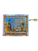 Магнит музыкальная шкатулка Исаакий памятник