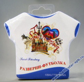 Футболка прессованная  I Love SPB
