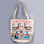 Сумка СПб холст коты сердце мосты 37*37см