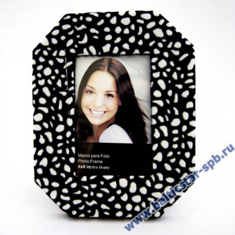 Фоторамка сафьян бархат 10*15
