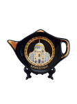 Подставка для чайного пакетика люкс Кронштадт собор черн. Подставка для чайного пакетика люкс Кронштадт собор черн.